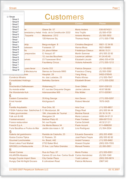 <nobr>Tipos de Informes</nobr>