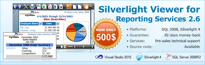 Silverlight Viewer for Reporting Services
