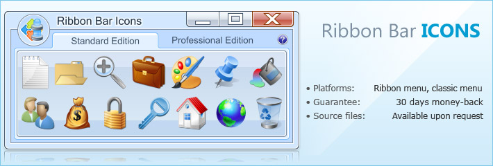 Vista-Style Icons for Ribbon Toolbar