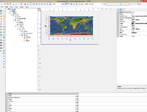 add map to the gauge control