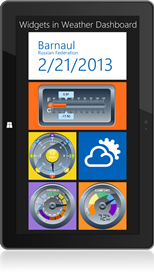 Weather Dashboard in Windows Store