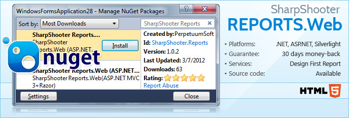 SharpShooter Reports.Web