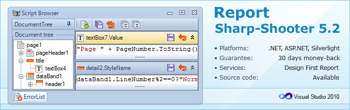 .net 4.0 reporting component